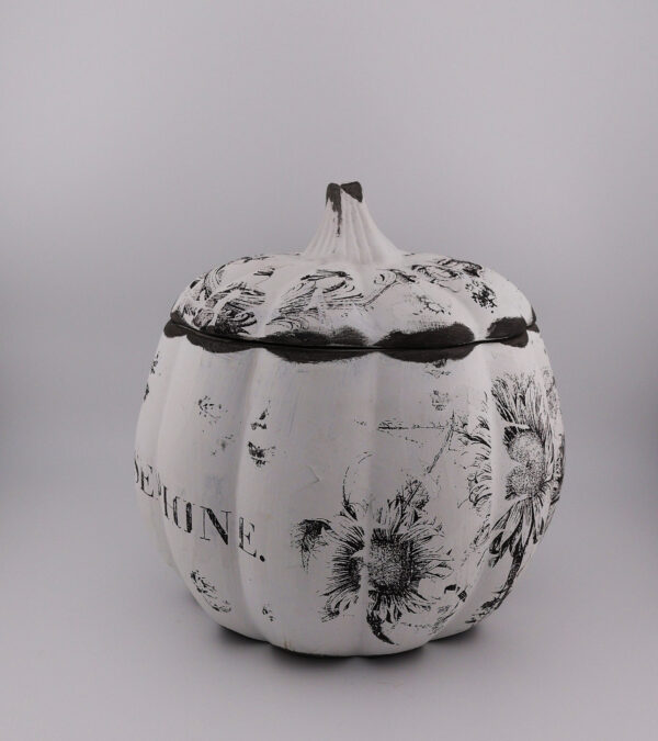 Ceramic Stamped Pumpkin